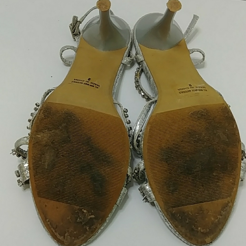 Celeste Rhinestone Heels Size 9 - Picture 6 of 8